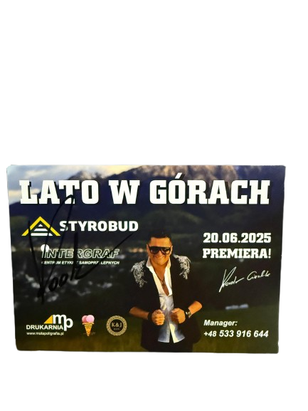 Widokówka z autografem